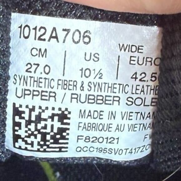 Asics Womens Gel Venture 8 1012A706 Black Running Shoes Sneakers Size 10.5 Wide - Picture 8 of 8